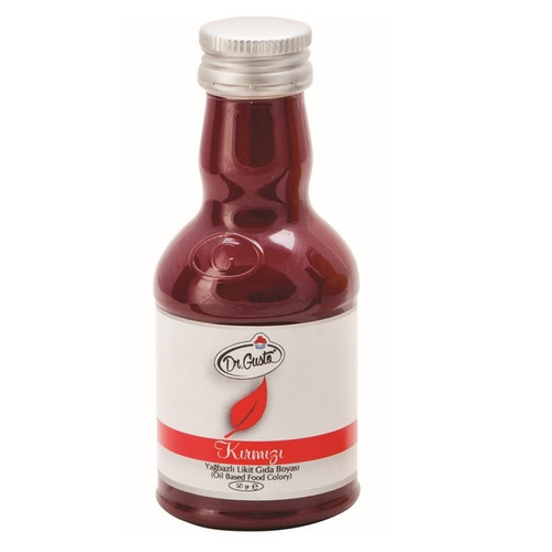 Colorant alimentar lichid liposolubil - Dr. Gusto - ROSU - 50 gr