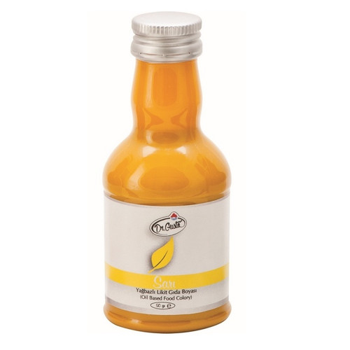 Colorant alimentar lichid liposolubil - Dr. Gusto - GALBEN - 50 gr