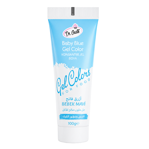 Colorant alimentar gel Dr.Gusto - ALBASTRU DESCHIS - 100g