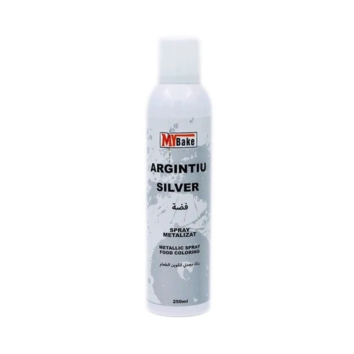 Colorant Spray Argintiu Metalic - 250 ml - MyBake