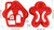 Set 2 decupatoare - Christmas 1