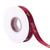 Panglică satin Roșu - Te iubesc  - 2 cm - 25 m - Dharst
