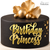 Topper frontal tort Birthday Princess – 12 × 6 cm, 1, tomvalk.ro