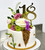 Cake Topper 18  Auriu/Argintiu  13 x 20 cm  Dharst