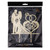 Cake Topper „Mr & Mrs” Auriu – 16,5 × 21,6 cm – Dharst, 1, tomvalk.ro
