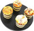 Cake drum rotund Negru - 35 cm - pachet 5 buc.