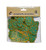 Set 12 decoratiuni fluturi cu efect 3d - 3 dimensiuni - Auriu/Verde
