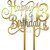 Topper tort Happy birthday Lx2
