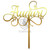 Cake topper Auguri M3