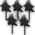Set 10 cupcake toppers Ghost