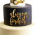Topper tort nunta - fara picioruse - Always & Forever