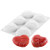 Forma Silicon Wrapped Hearts, 6 cavitati