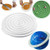Forma din silicon Insert Decor cu doua fete rotund si patrat