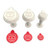 Set 3 decupatoare cu ejector - Globulete