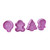 Set 4 decupatoare cu embosator - Craciun T05221