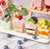 Set 10 Cupe Desert Transparente - 210 ml - Formă Trapezoidală - 7 cm x 7 cm x 6.5 cm