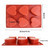 Forma Silicon pentru briose - Inimi - 6 alveole - XH-11, 2, tomvalk.ro