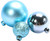 Set 3 globulete decor - Albastre - T090261