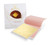 Foite de aur comestibile, 23 carate, 80 X 80 mm, 5 coli