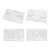 Forma de silicon blat tort rotund cu 3 cavitati D 10 cm, H 2 cm