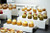 Set 3 display-uri prajituri - Auriu