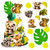 Decoratiuni comestibile din zahar - set Safari