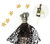 Decoratiuni comestibile din zahar - set Lady