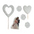 Decoratiuni comestibile din zahar - set Wedding Day
