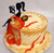 Topper tort sitting lady V1A