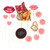 Decoratiuni comestibile din zahar - set Adult 18+ B
