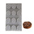Forma de silicon cu 12 cavitati - Decor inimi - T13542