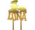 Topper tort Am 1 luna