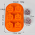 Forma de silicon cu 6 alveole - Halloween - T13129, 4, tomvalk.ro
