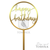Topper tort rotund Happy Birthday – HBD-P15 – 13,5 cm, 1, tomvalk.ro