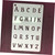 Sablon decorare tort - Alfabet litere mari