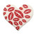 Decoratiuni din ciocolata - Kiss- cutie 288 buc