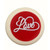 Decoratiuni din ciocolata - Love alb/rosu - cutie 288 buc