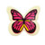 Decoratiuni din ciocolata - Fluture Alb/rosu- cutie 288 buc