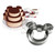 Set 3 bucati Forme pentru Tort Mickey Mouse, 3 Marimi, Inox