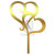 Topper tort Double heart