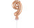 Topper tort balon cifra 9 Rosegold