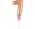 Topper tort balon cifra 7 Rosegold