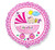 Balon folie 45 cm - Carucior rotund Its a girl