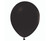 Set 50 baloane latex 30 cm - Negru Pastel