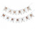 Banner Just Married auriu/alb 300 cm