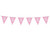 Banner 18 cu stegulete roz- 274 cm