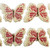 Decoratiuni din ciocolata - Fluture rosu - cutie 288 buc