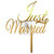 Topper tort nunta Just Married V
