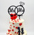 Topper tort nunta Mr&Mrs Dm