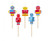 Set 5 lumanari tort - Robotei
